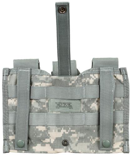 US Magazintasche, "M4", MOLLE, 3-fach, AT-digital, gebr.