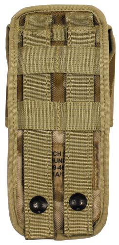 Brit. Munitionstasche, SA 80, MOLLE, DPM desert, gebr.