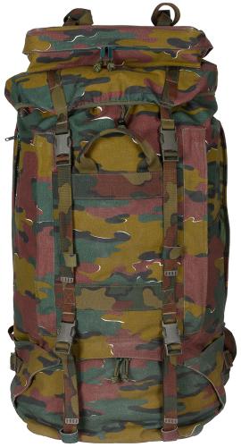 Belg. Rucksack, tarn, OHNE Seitentaschen, gebr.