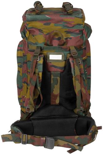 Belg. Rucksack, tarn, OHNE Seitentaschen, gebr.