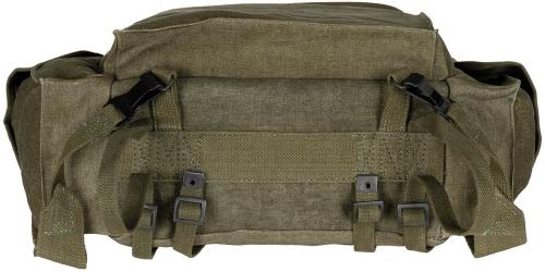 Belg. Rucksack, "Kongo", Canvas, oliv, gebr.