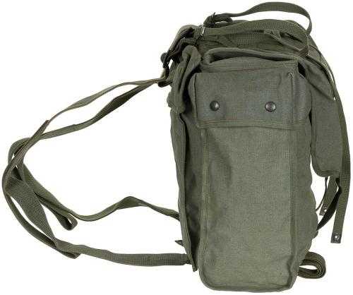 Belg. Rucksack, Canvas, oliv, gebr., TOP ZUSTAND