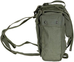 Belg. Rucksack, Canvas, oliv, gebr., TOP ZUSTAND