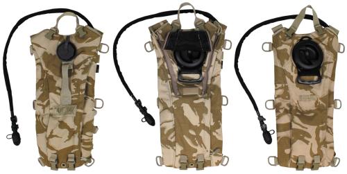 Brit. Trinkrucksack, neuw., DPM desert, TPU-Beutel neu