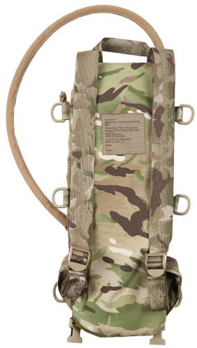 Brit. Trinkrucksack, MTP tarn, mit TPU-Beutel, gebr.