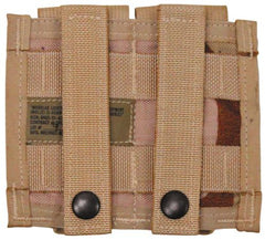 US Patronentasche, "MOLLE", doppel, 3 Fb.desert, neuw.
