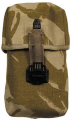 Brit. Koppeltasche, MOLLE, Wasserflasche, desert, gebr.