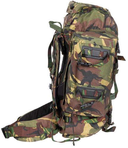 Holl. Rucksack, Medium, 60 l, tarn, mit Seitent., gebr.