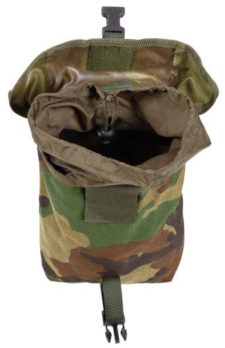 Holl. Mehrzwecktasche, forest, Marine,"MOLLE", groß, gebr.