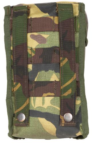 Holl. Feldflaschentasche, "MOLLE", tarn, gebr.