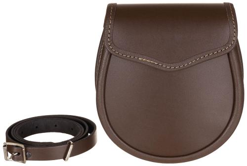 Schott. Ledertasche, braun, Royal Regiment Scotland, neuw.