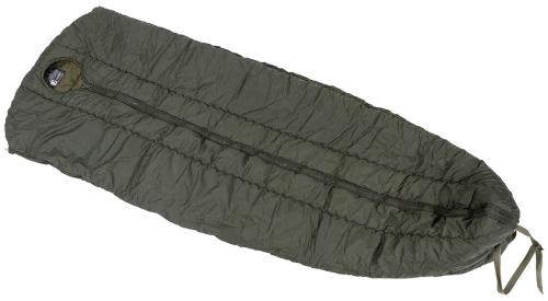 Öster.BH Schlafsack "Goldeck", Mumie, Armöffnung, oliv, gebr.