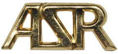 CZ/SK Metallabzeichen, gold, "ASR", neuw.