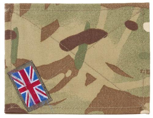 Brit. Klettabdeckung, MTP, mit Fahne, 13 x 10 cm, neuw.