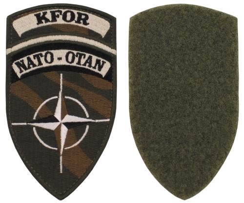 Klettabzeichen, "KFOR", NATO-OTAN, neuw.