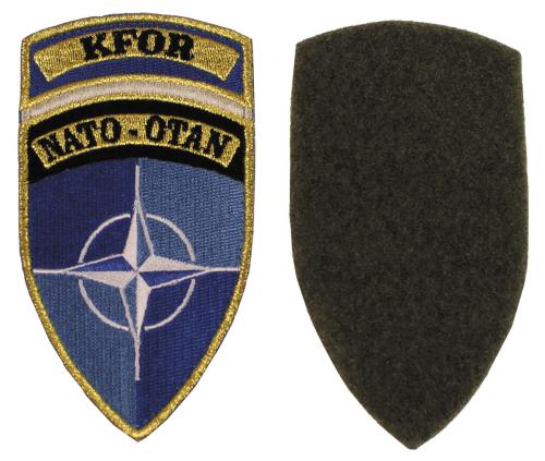 Klettabzeichen, "KFOR", NATO-OTAN, neuw.