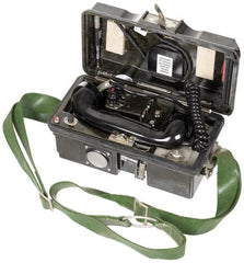 NVA Feldtelefon, neuw., mit Zubehör, im Koffer
