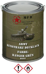 Army Lack, RANGER GRÜN, matt, Dose, 1 l