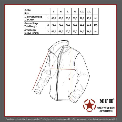 Thermojacke, "Commander", oliv