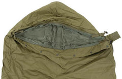 Holl. Mumienschlafsack, mit Kopfmoskitonetz, gebr.