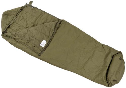 Holl. Mumienschlafsack, mit Kopfmoskitonetz, gebr.