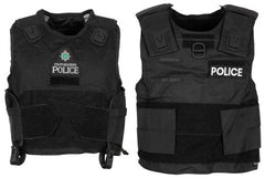 Brit. Body-Armour, Typ I, schwarz, OHNE Einlage, gebr.
