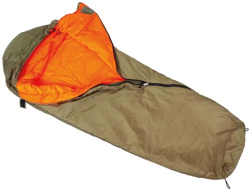 CZ Schlafsack, Winter, oliv/orange, gebr.