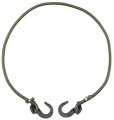 Expander, 100 cm, oliv, Kunststoffhaken, 8 mm