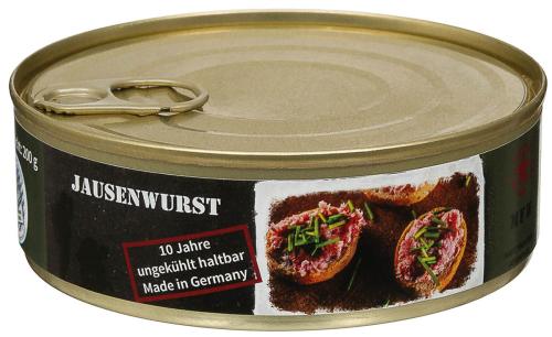 Jausenwurst, Vollkonserve, 200 g, 7% Mwst.
