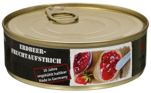 Erdbeer-Fruchtaufstrich, Vollkonserve, 200 g, 7% Mwst.