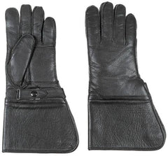 Franz. Lederhandschuhe, Kradfahrer, mit Stulpe, neuw.