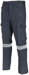 Österr. Feuerwehrhose, blau, gebr.