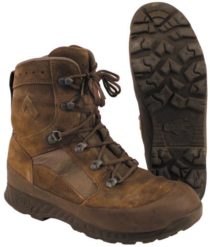 Brit. Kampfstiefel, "HAIX", braun, gebr., II Wahl