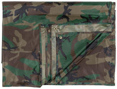 Mehrzweckplane, "Tarp", woodland, ca. 300 x 300 cm