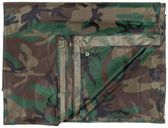 Mehrzweckplane, "Tarp", woodland, ca. 500 x 600 cm
