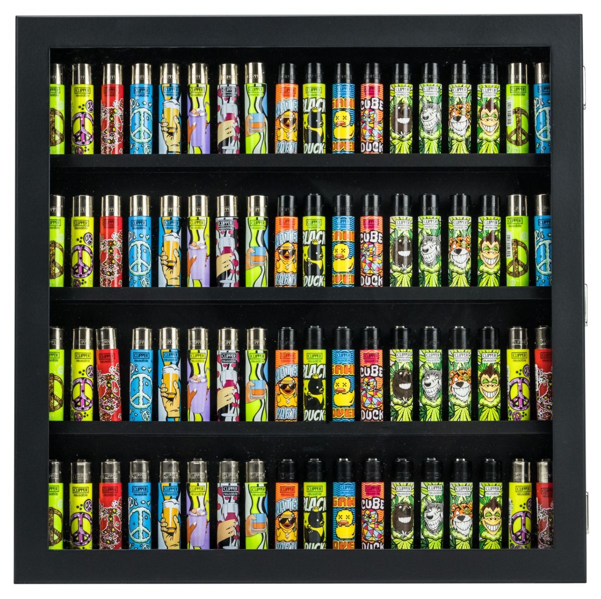Clipper Vitrine, schwarz
