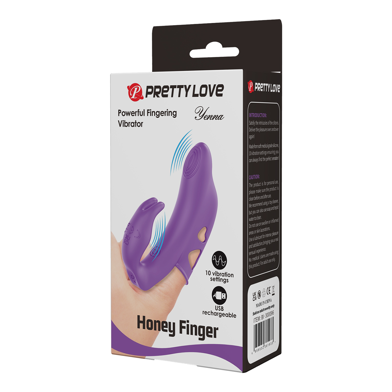 10: Pretty Love – Yenna – Kraftvoller Fingervibrator – Lila
