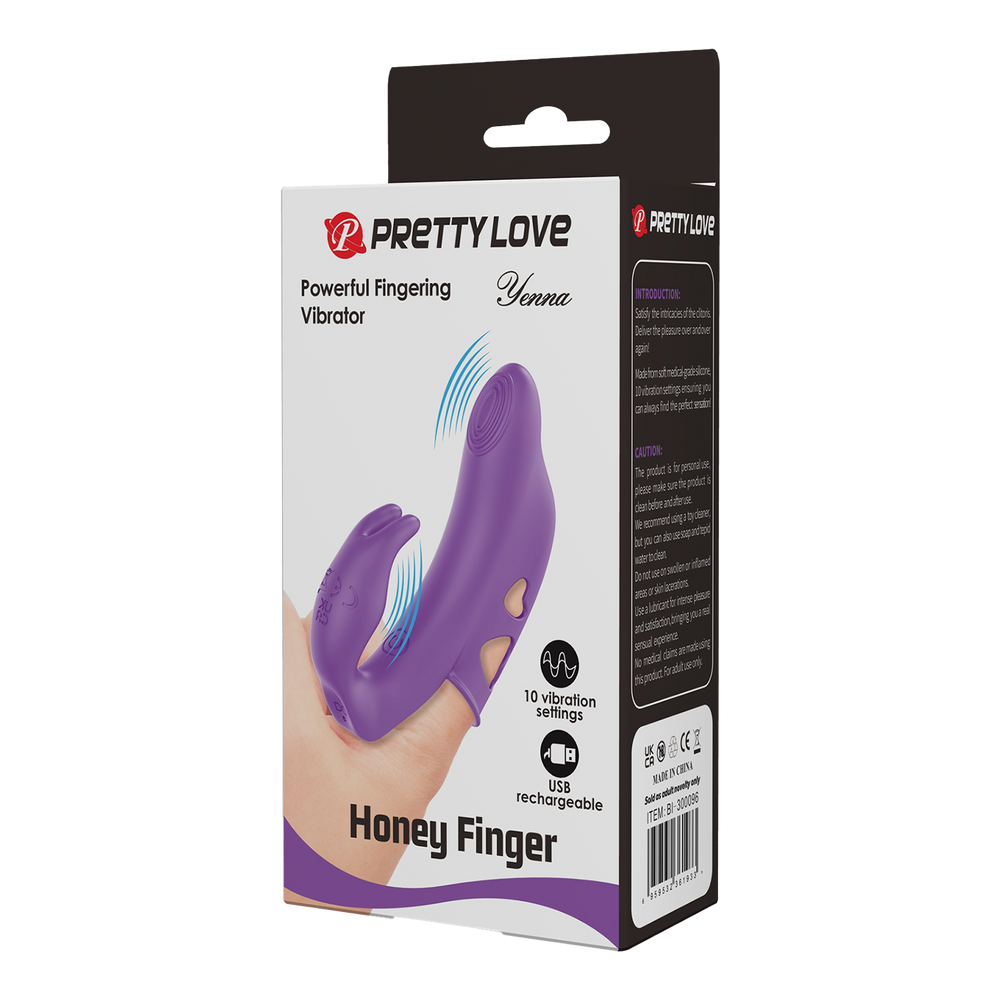 Pretty Love – Yenna – Kraftvoller Fingervibrator – Lila