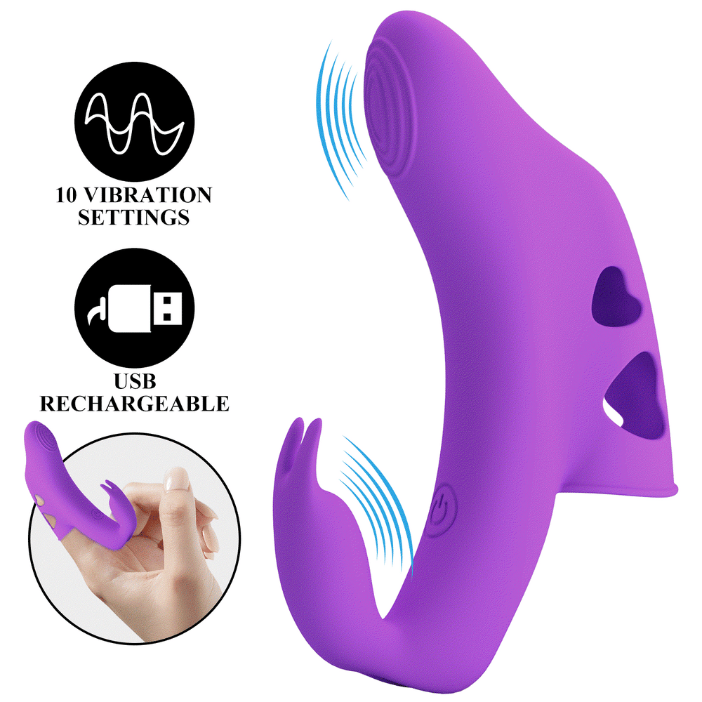 Pretty Love – Yenna – Kraftvoller Fingervibrator – Lila