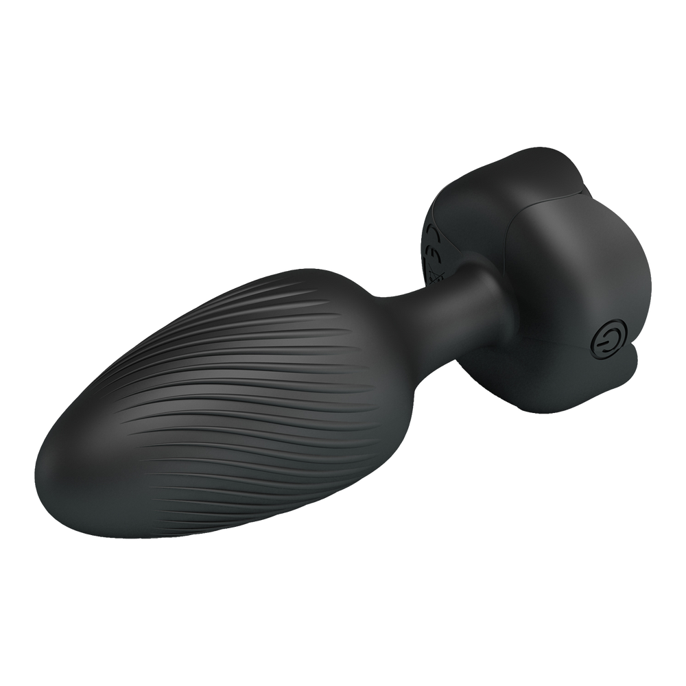 3: Pretty Love – Varian – Farbwechselnder Analplug mit Licht – Schwarz