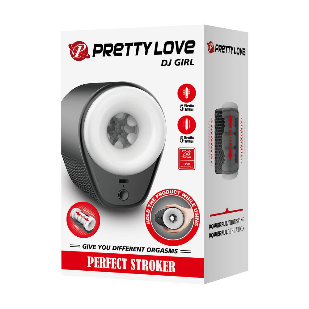 7: Pretty Love – DJ Girl – Thrusting Perfect Stroker – Schwarz/Weiß