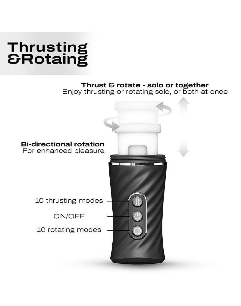 Dorcel - Thrust Blow Pro - Automatischer Stoßmasturbator - Schwarz