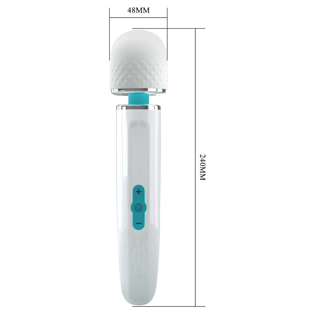 8: Pretty Love – Azlins – Farbenfrohes Massagegerät – Weiß/Blau