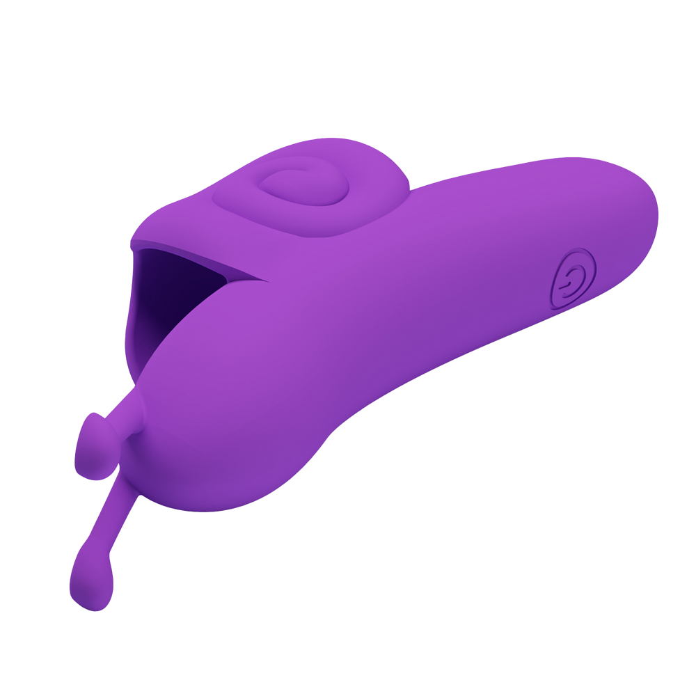 5: Pretty Love - Snail - Kraftvoller Fingervibrator - Lila