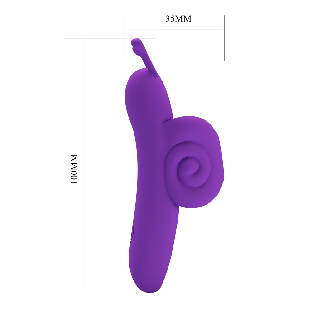Pretty Love - Snail - Kraftvoller Fingervibrator - Lila