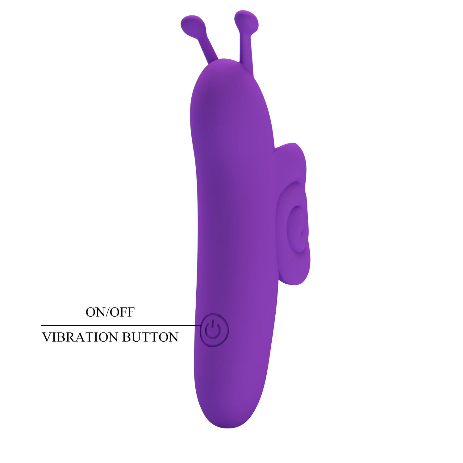 Pretty Love - Snail - Kraftvoller Fingervibrator - Lila