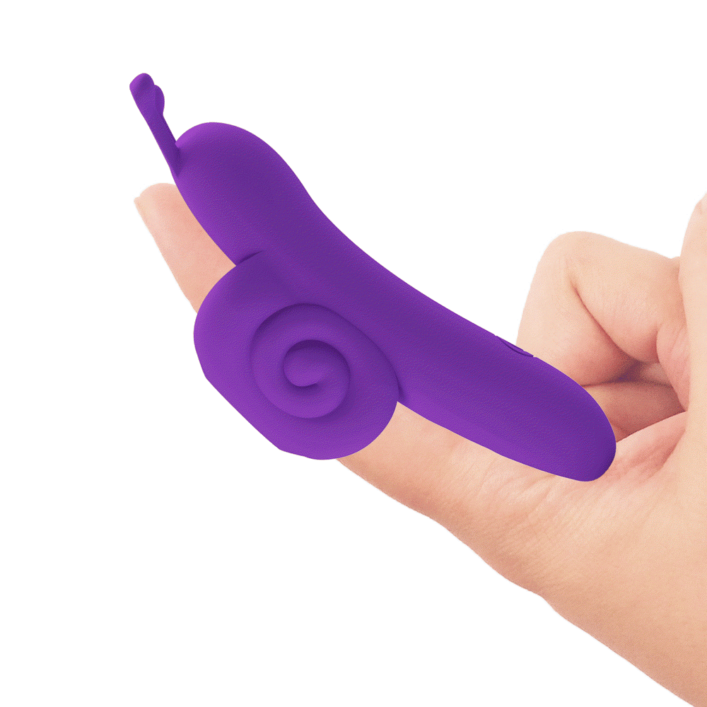 Pretty Love - Snail - Kraftvoller Fingervibrator - Lila
