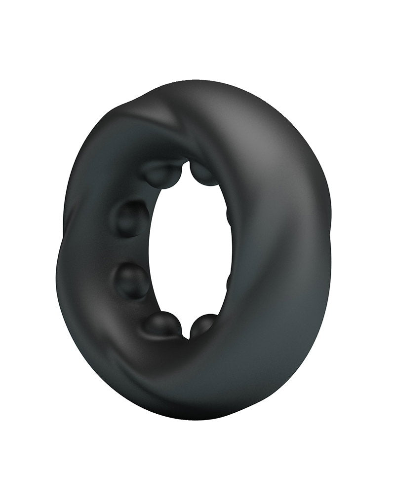 1: Crazy Bull – Daquez – Superweicher Silikonring – Modell 4 – Schwarz