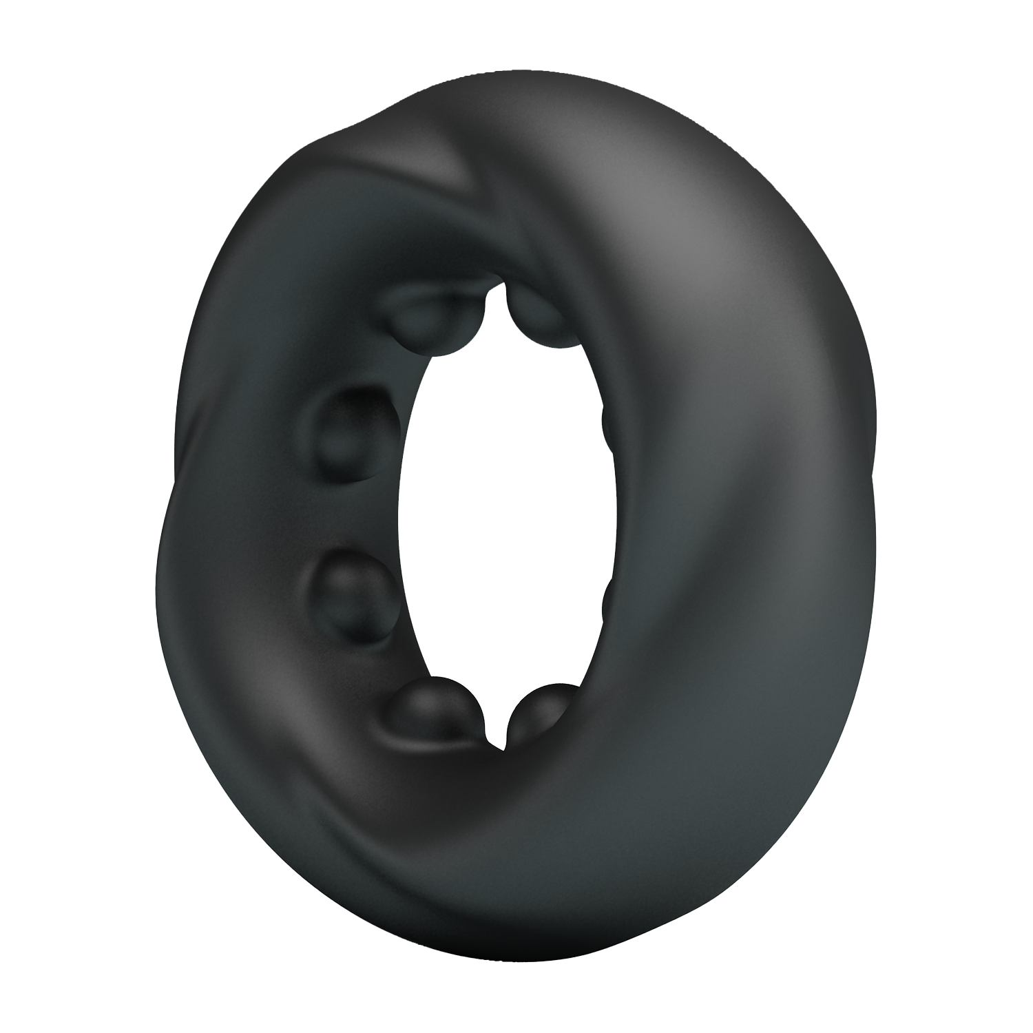 4: Crazy Bull – Daquez – Superweicher Silikonring – Modell 4 – Schwarz