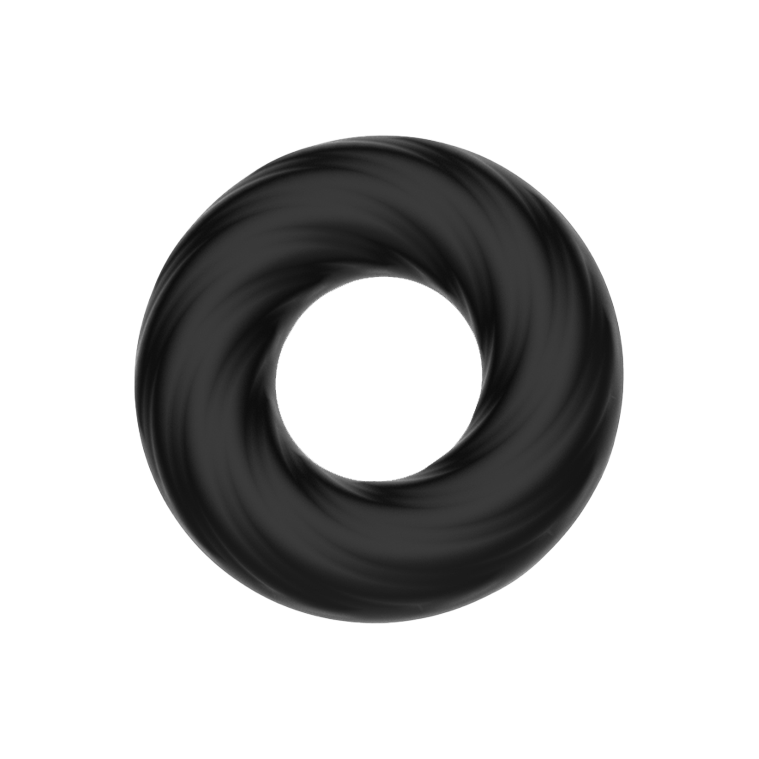 4: Crazy Bull – Superweicher Silikonring – Modell 6 – Schwarz